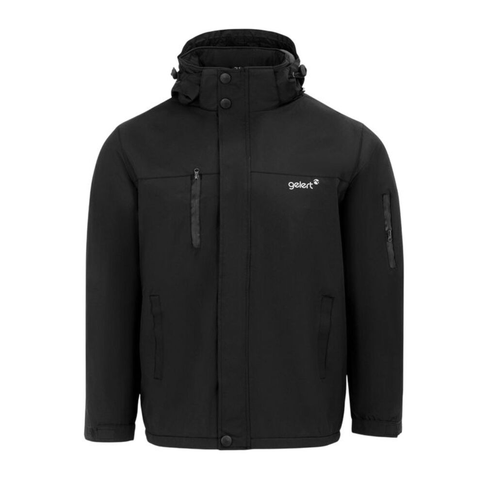 Gelert Mens Solid  Regular Parka / Black
